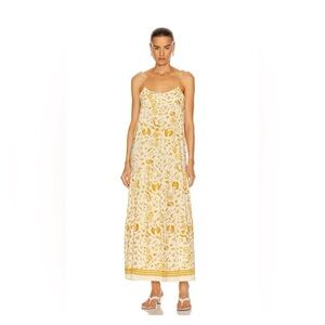 Natalie Martin Melanie Dress XS yellow and white